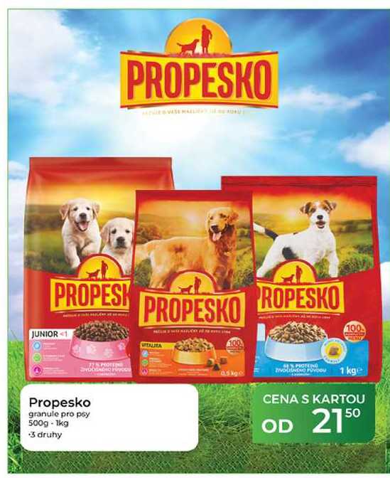 Propesko granule pro psy 500g - 1kg