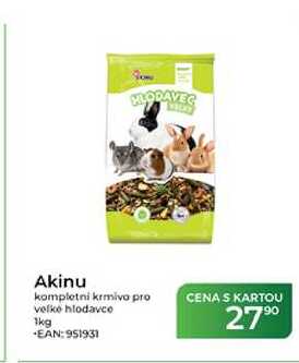 Akinu kompletni krmivo pro velke hlodavce 1kg