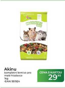 Akinu kompletní krmivo pro malé hlodavce 1kg