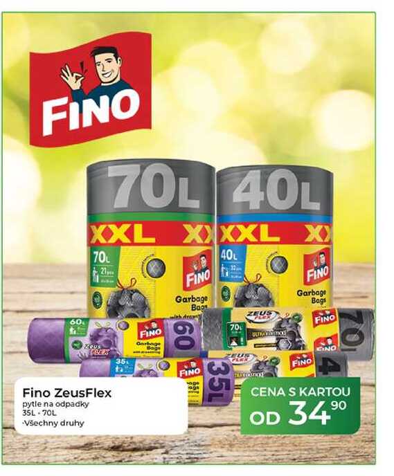 Fino ZeusFlex pytle na odpadky 35L-70L