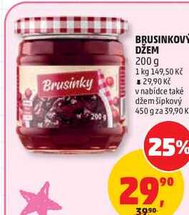 BRUSINKOVY DŽEM, 200 g