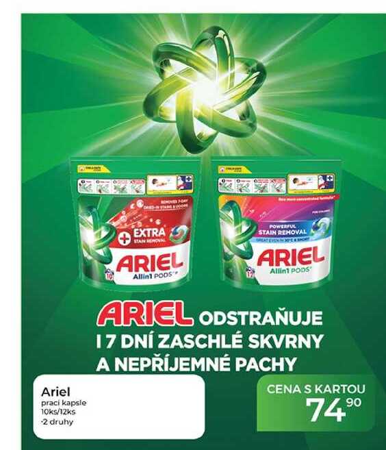 Ariel praci kapsle 10ks/12ks  