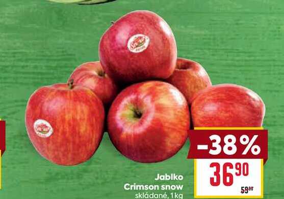 Jablko Crimson snow skládané, 1kg