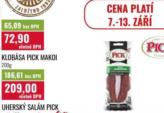 KLOBÁSA PICK MAKOI, 200g
