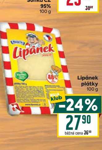 Lipánek plátky 100 g