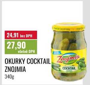 OKURKY COCKTAIL ZNOJMIA, 340g 