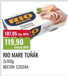 RIO MARE TUŇÁK, 2x160g