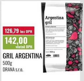 GRIL ARGENTINA 500g DRANA