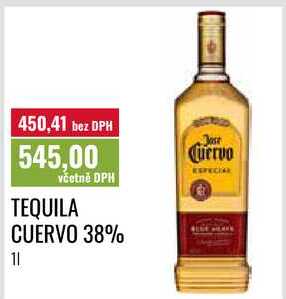 TEQUILA CUERVO 38%, 11
