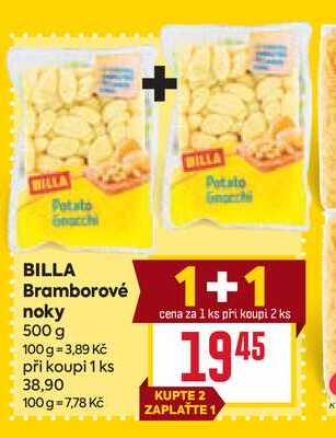 BILLA Bramborové noky 500 g