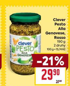 Clever Pesto Alla Genovese, Rosso 190 g