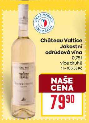 Château Valtice Jakostní odrůdová vína 0,75l