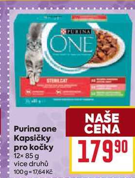 Purina one Kapsičky pro kočky 12× 85 g 