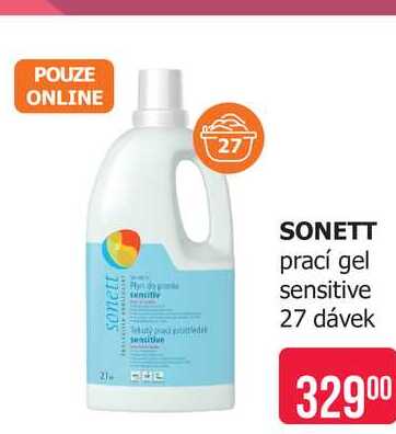 SONETT prací gel sensitive 27 dávek