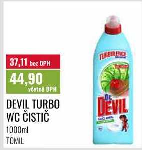 DEVIL TURBO WC ČISTIČ 1000ml