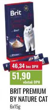 BRIT PREMIUM BY NATURE CAT, 6x15g
