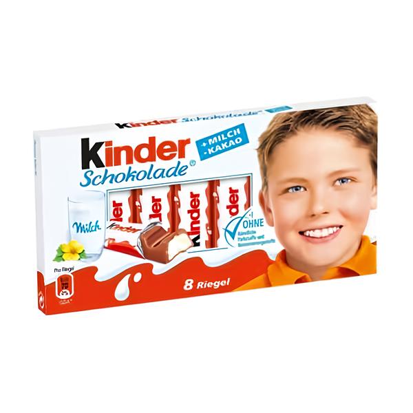 Kinder Chocolate tyčinky z mléčné čokolády s mléčnou náplní
