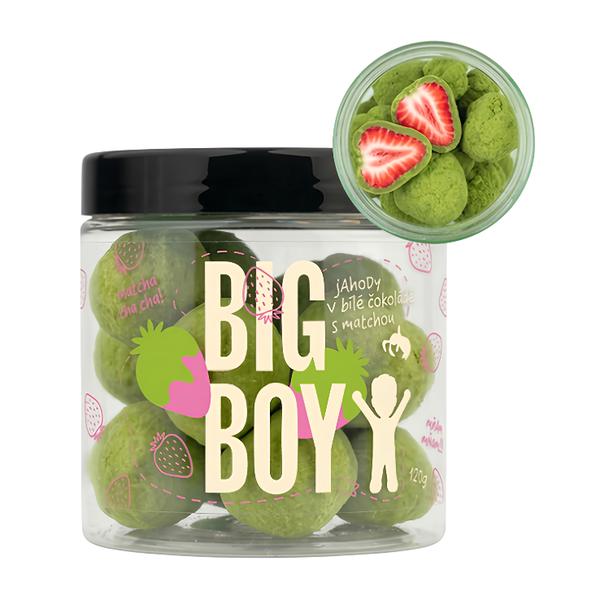BIG BOY® Jahody v matcha a bílé čokoládě