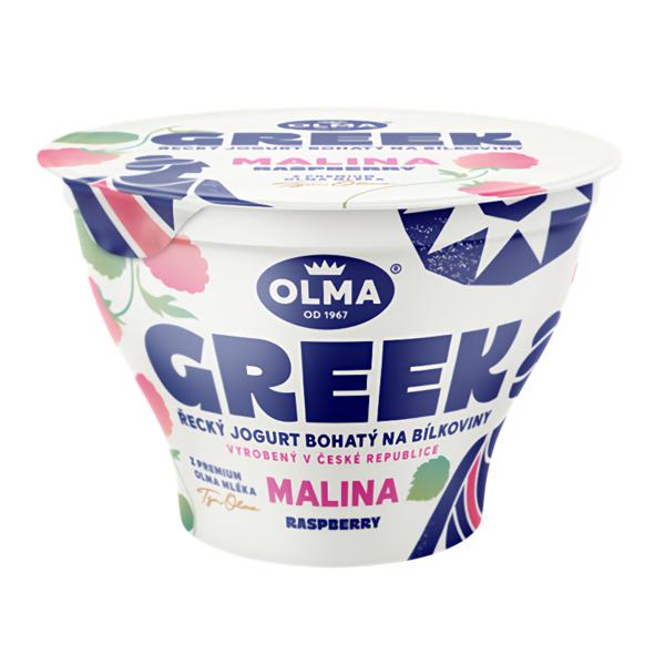 Olma GREEK jogurt malina