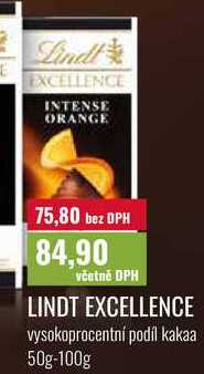 LINDT EXCELLENCE, 50g-100g