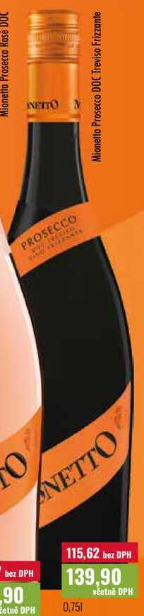 Mionetto Prosecco DOC Treviso Frizzante 0,75l