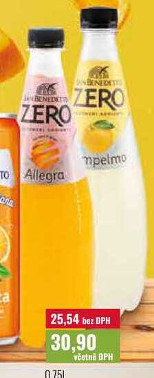 SAN BENEDETTO ZERO 0,75l