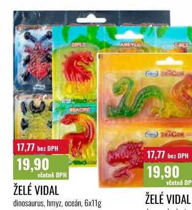 ŽELÉ VIDAL, 6x11g