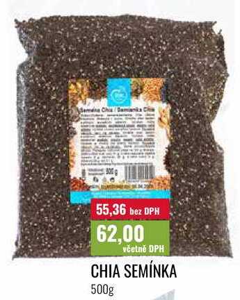 CHIA SEMÍNKA 500g  