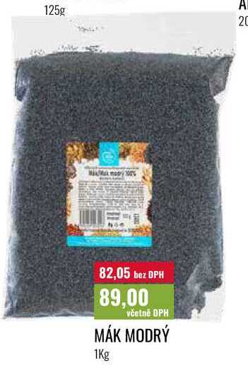 MÁK MODRÝ 1Kg 20  