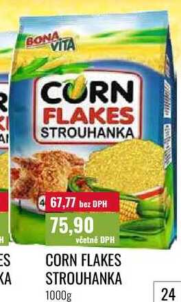 CORN FLAKES STROUHANKA 1000g  