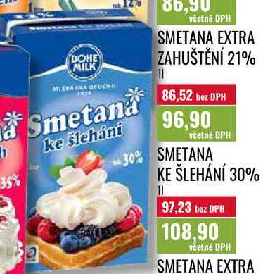 SMETANA KE ŠLEHÁNÍ 30% 1l