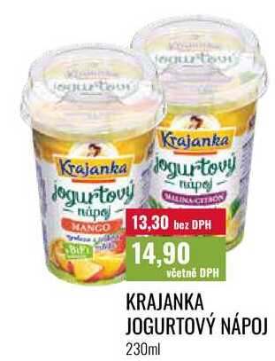 KRAJANKA JOGURTOVÝ NÁPOJ 230ml