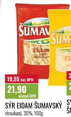 SÝR EIDAM ŠUMAVSKÝ 100g