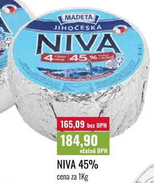 NIVA 45% cena za 1kg