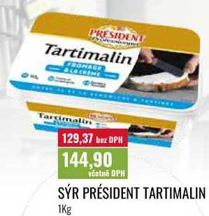 SÝR PRÉSIDENT TARTIMALIN 1Kg  