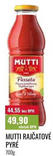 MUTTI RAJČATOVÉ PYRÉ 700g