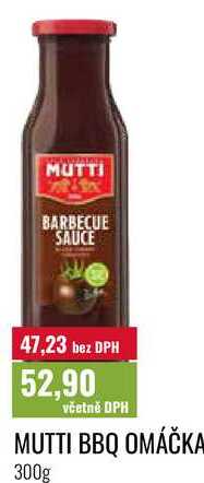 MUTTI BBQ OMÁČKA 300g