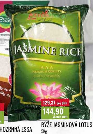 RÝŽE JASMÍNOVÁ LOTUS 5Kg  