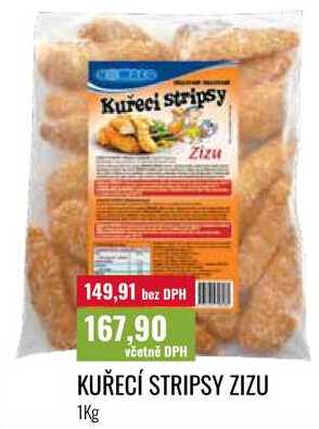 KUŘECÍ STRIPSY ZIZU 1Kg