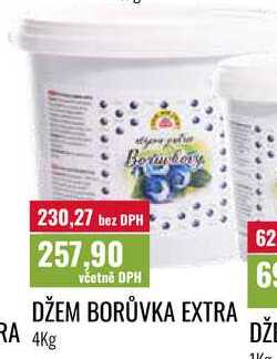 DŽEM BORŮVKA EXTRA 4Kg 