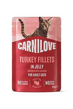 Carnilove Cat Pouch Jelly Turkey Valerian 85g