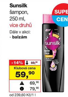 Sunsilk šampon, 250 ml