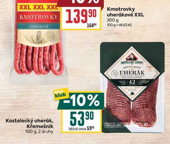 Kostelecký uherák, Křemešník 100 g