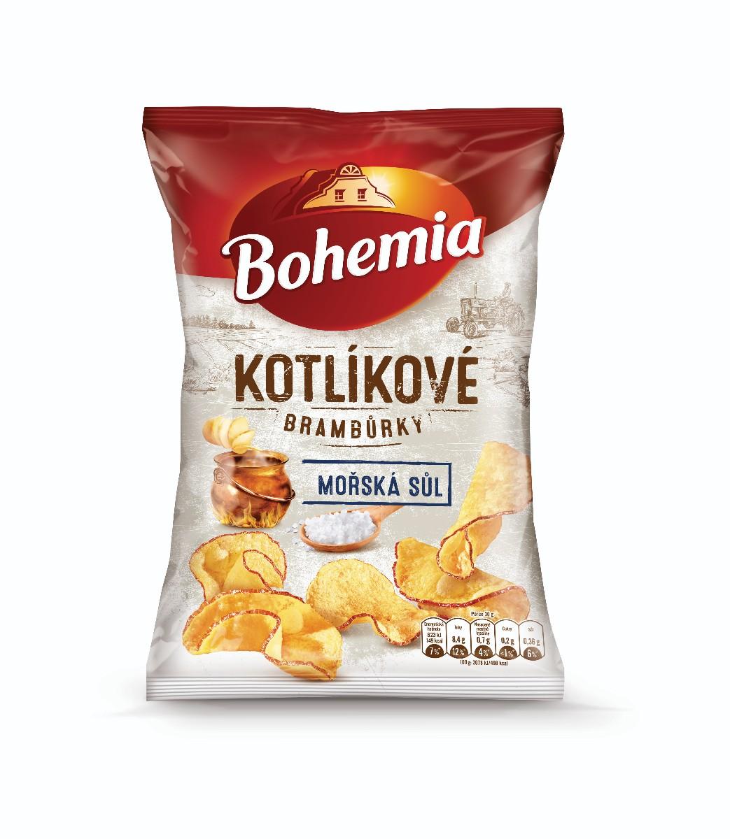 Bohemia Kotlíkové brambůrky, 100 g