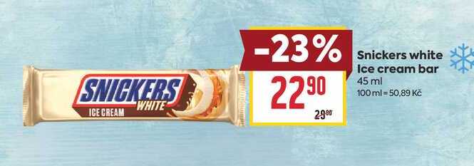 Snickers white Ice cream bar 45 ml