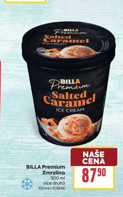 BILLA Premium Zmrzlina 500 ml 