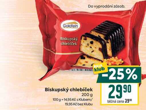 Biskupský chlebíček 200 g 