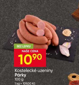 Kostelecké uzeniny Párky 100 g