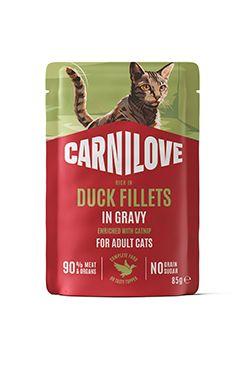 Carnilove Cat Pouch Gravy Duck Catnip 85g