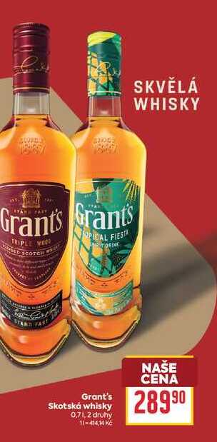 Grant's Skotská whisky 0,7l